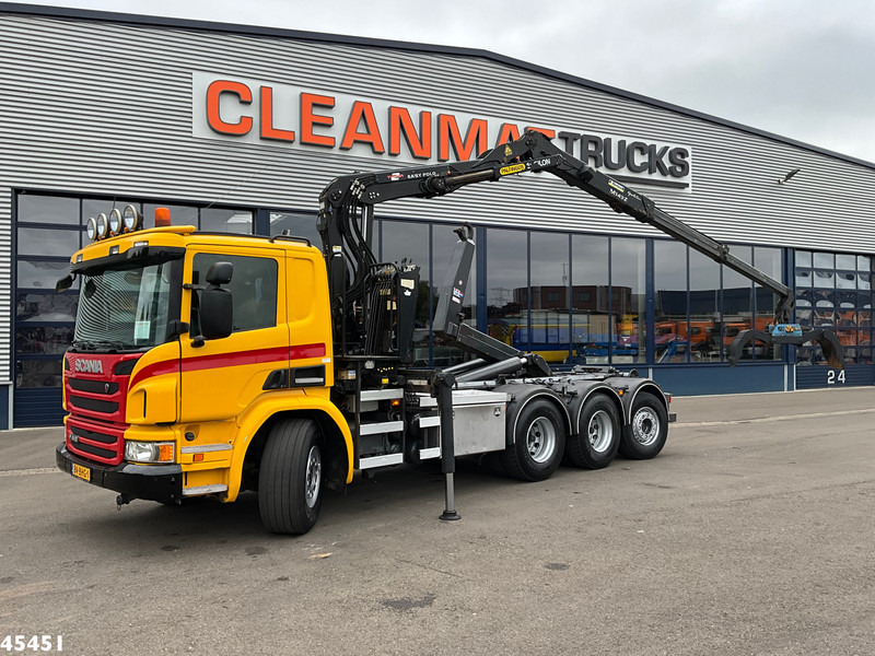 Scania P 410 8x4 Euro 6 Palfinger 14 Tonmeter Z-kraan - Camión multibasculante, Camión grúa: foto 1 Scania P 410 8x4 Euro 6 Palfinger 14 Tonmeter Z-kraan - Camión multibasculante, Camión grúa: foto 1