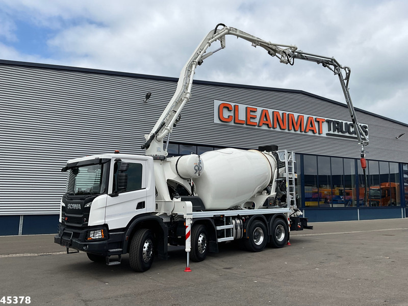 Scania P 450 XT 8x4 Euro 6 Retarder CIFA 7m³ Mixer + Pumi Pump 25 m³ NEW AND UNUSED! - Camión hormigonera: foto 1 Scania P 450 XT 8x4 Euro 6 Retarder CIFA 7m³ Mixer + Pumi Pump 25 m³ NEW AND UNUSED! - Camión hormigonera: foto 1