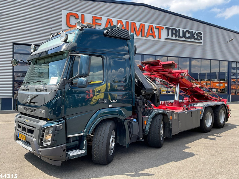 Volvo FMX 540 8x4 Euro 6 Hiab 28 Tonmeter laadkraan - Camión con equipo de cable, Camión grúa: foto 2 Volvo FMX 540 8x4 Euro 6 Hiab 28 Tonmeter laadkraan - Camión con equipo de cable, Camión grúa: foto 2