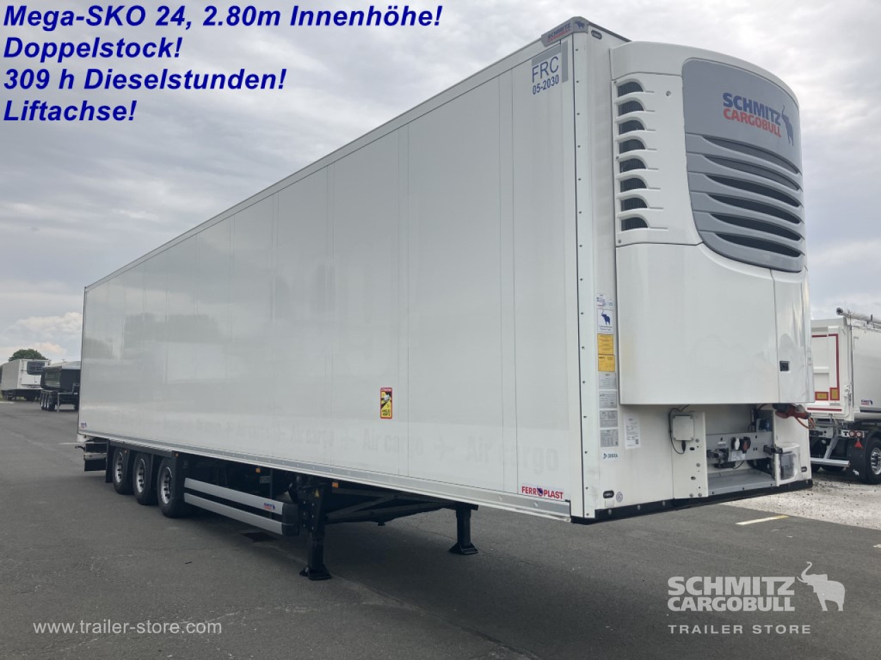 SCHMITZ Auflieger Tiefkühler Mega Double deck - Semirremolque isotérmico: foto 1 SCHMITZ Auflieger Tiefkühler Mega Double deck - Semirremolque isotérmico: foto 1