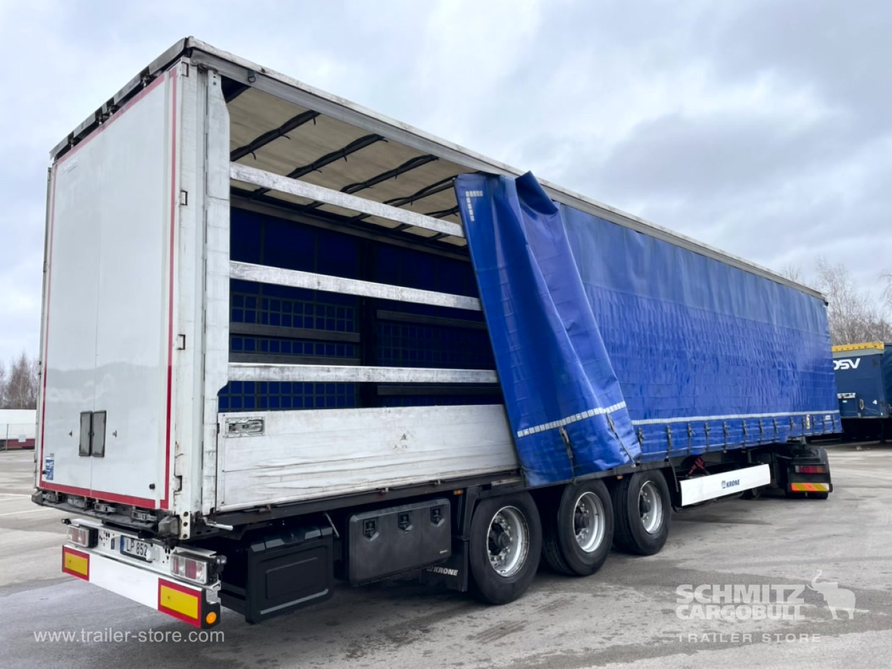 KRONE Curtainsider Dropside - Semirremolque lona: foto 1 KRONE Curtainsider Dropside - Semirremolque lona: foto 1