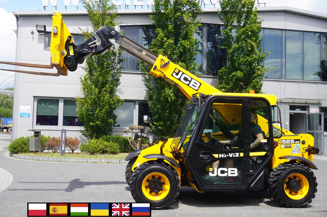 JCB 525-60T5 / 2022 / 860 MTH! / 2.5 T / Reach 6 m / joystick - Manipulador telescópico: foto 1 JCB 525-60T5 / 2022 / 860 MTH! / 2.5 T / Reach 6 m / joystick - Manipulador telescópico: foto 1