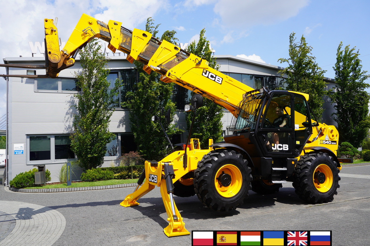 JCB 540-200 Telescopic Loader / 20 m reach / joystick - Manipulador telescópico: foto 1 JCB 540-200 Telescopic Loader / 20 m reach / joystick - Manipulador telescópico: foto 1