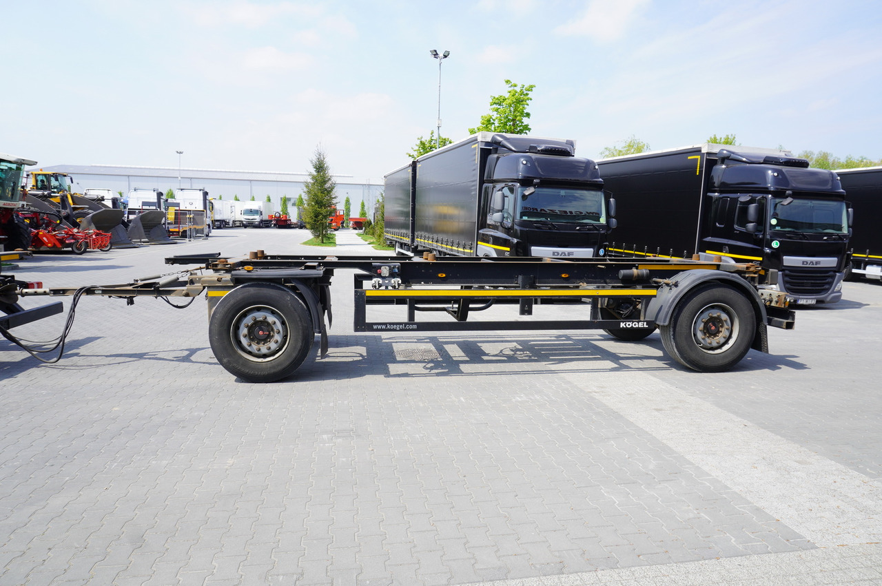 KOGEL AWE 18, two-axle, BDF, 7.5m chassis , air suspension, SAF axles - Remolque chasis: foto 3 KOGEL AWE 18, two-axle, BDF, 7.5m chassis , air suspension, SAF axles - Remolque chasis: foto 3