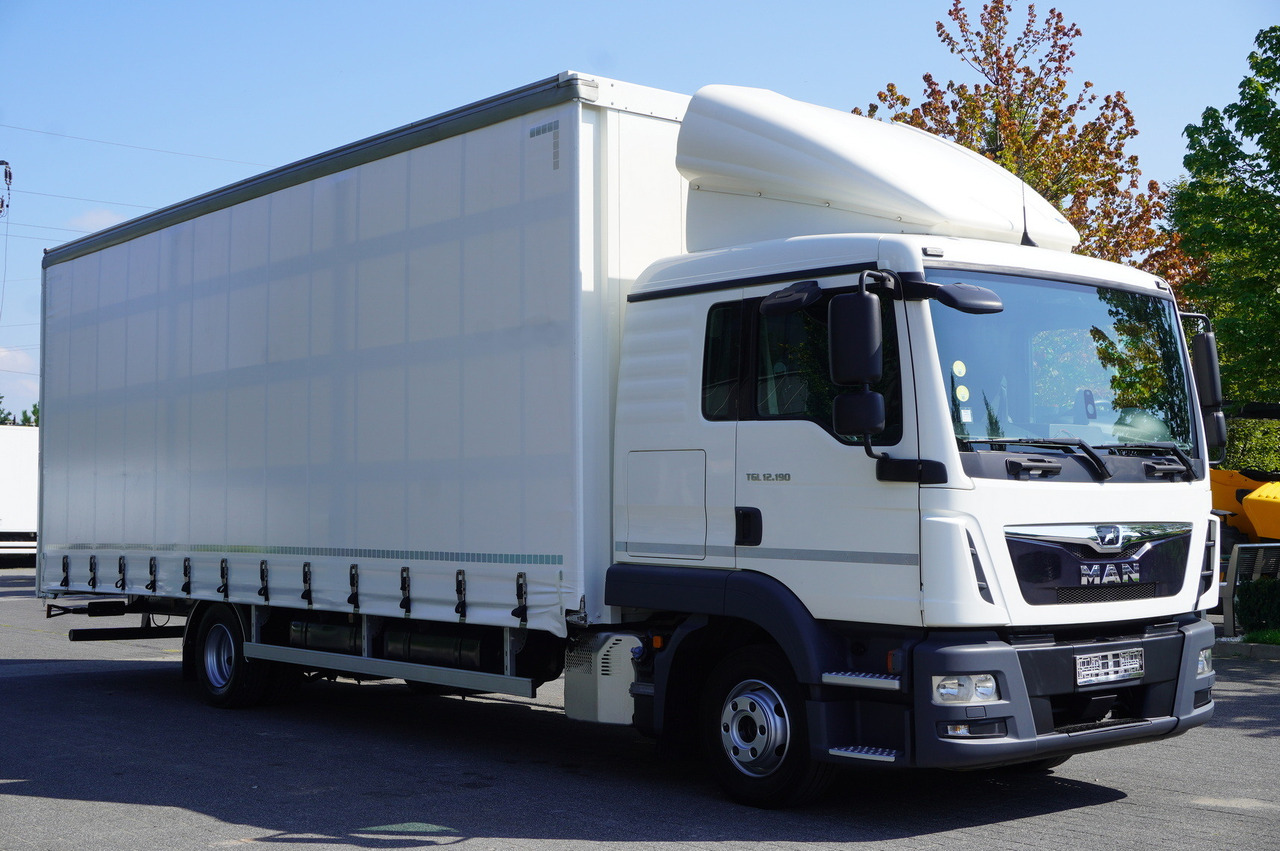 Camión lona MAN TGL 12.190 / Curtainsider 19 EPAL / Sleeper cab: foto 8