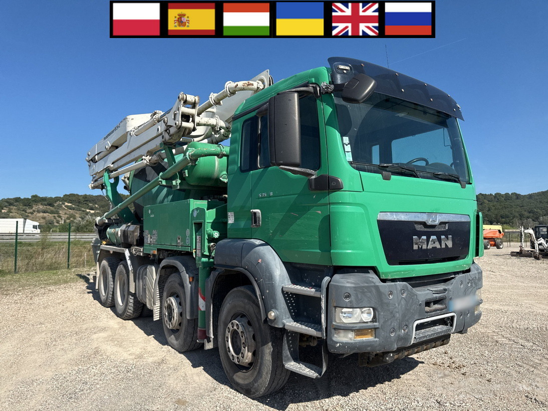 MAN TGS 35.480 8x4 Concrete Mixer Pump truck / Putzmeister M24-3 / 1600 MTH! - Bomba de hormigón: foto 1 MAN TGS 35.480 8x4 Concrete Mixer Pump truck / Putzmeister M24-3 / 1600 MTH! - Bomba de hormigón: foto 1