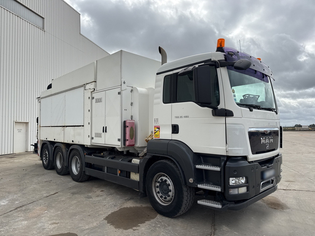 MAN TGS 35.480 8x4 / MTS 4A14T 36.000V vacuum truck / 10 m3 - Limpieza de alcantarillado: foto 3 MAN TGS 35.480 8x4 / MTS 4A14T 36.000V vacuum truck / 10 m3 - Limpieza de alcantarillado: foto 3