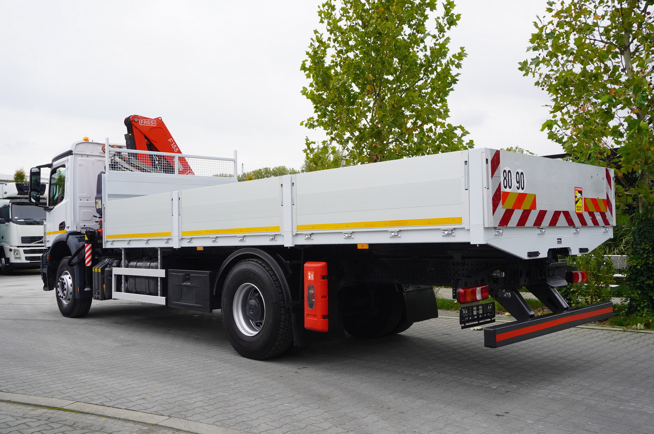 MERCEDES-BENZ Arocs 1830 / Flatbed 16 EPAL / HDS Fassi 155 / Reach 8 m / Load capacity 6160 kg - Camión caja abierta, Camión grúa: foto 5 MERCEDES-BENZ Arocs 1830 / Flatbed 16 EPAL / HDS Fassi 155 / Reach 8 m / Load capacity 6160 kg - Camión caja abierta, Camión grúa: foto 5