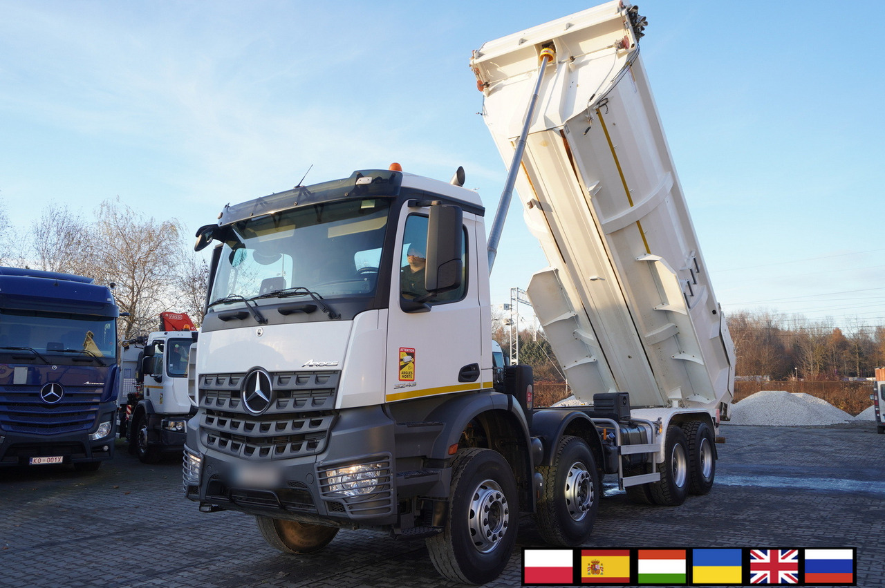 MERCEDES-BENZ Arocs 3243 E6 8x4 / Tipper / 120 tho kilometers! / Retarder - Camión volquete: foto 1 MERCEDES-BENZ Arocs 3243 E6 8x4 / Tipper / 120 tho kilometers! / Retarder - Camión volquete: foto 1