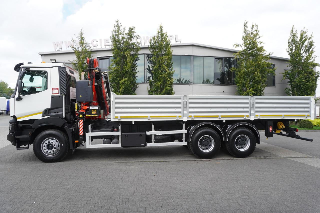 RENAULT K380 6×4 / FASSI F175 crane 7.85 t / 120 thousand km! / 2-sided tipper - Camión volquete, Camión grúa: foto 5 RENAULT K380 6×4 / FASSI F175 crane 7.85 t / 120 thousand km! / 2-sided tipper - Camión volquete, Camión grúa: foto 5