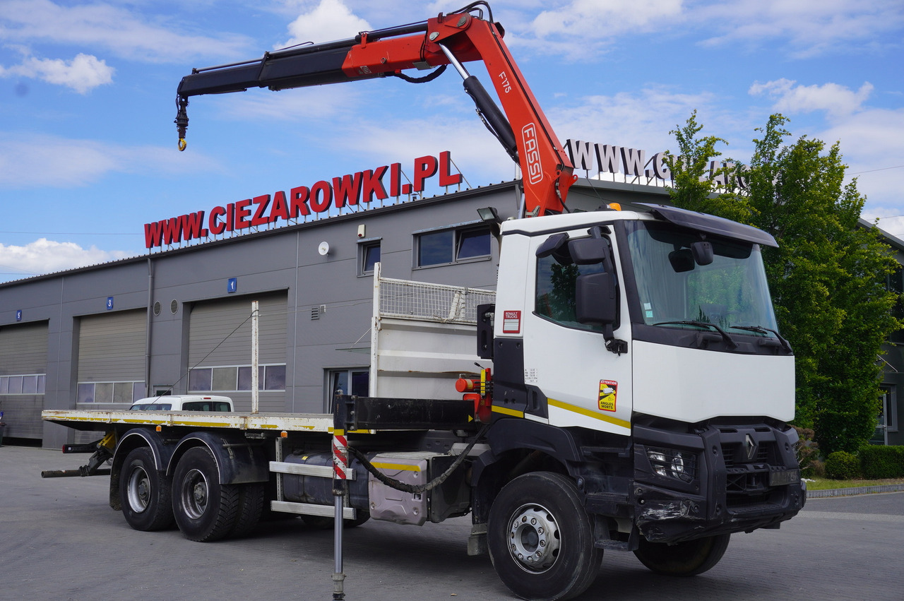 RENAULT K380 6x4 / FASSI F175 crane 7.85 t / 120 thousand km! - Camión grúa: foto 1 RENAULT K380 6x4 / FASSI F175 crane 7.85 t / 120 thousand km! - Camión grúa: foto 1