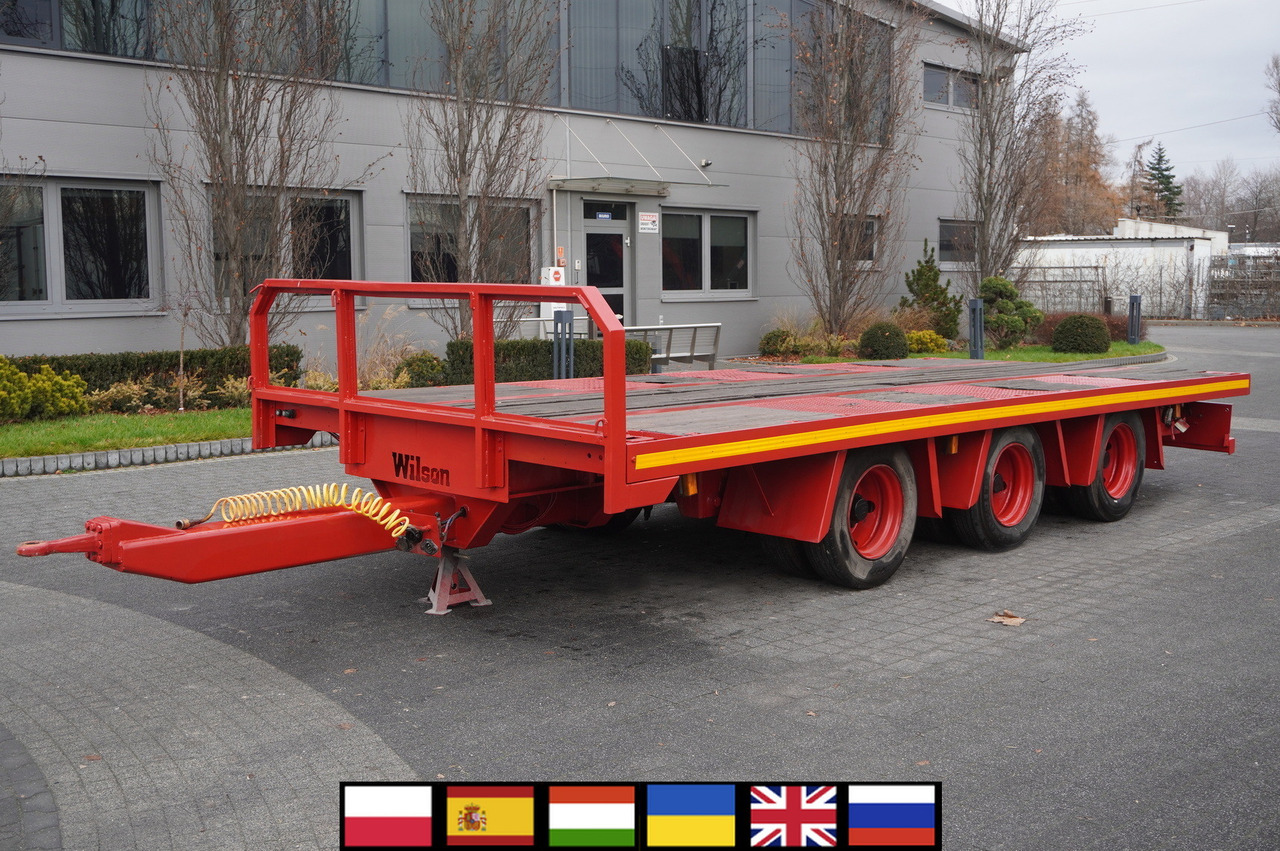 Wilson CTAA3 Flatbed trailer - Remolque plataforma/ Caja abierta: foto 1 Wilson CTAA3 Flatbed trailer - Remolque plataforma/ Caja abierta: foto 1