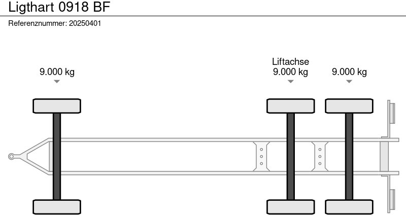 Ligthart 0918 BF - Remolque maderero: foto 5 Ligthart 0918 BF - Remolque maderero: foto 5
