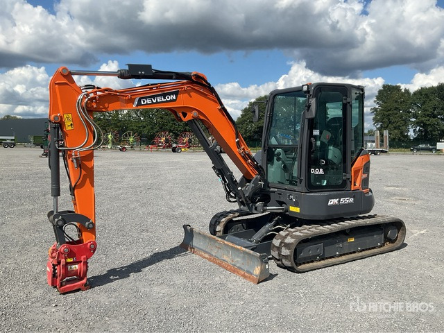 2023 Develon DX55R-7 Mini Excavator: <6.6t - Miniexcavadora: foto 1 2023 Develon DX55R-7 Mini Excavator: <6.6t - Miniexcavadora: foto 1