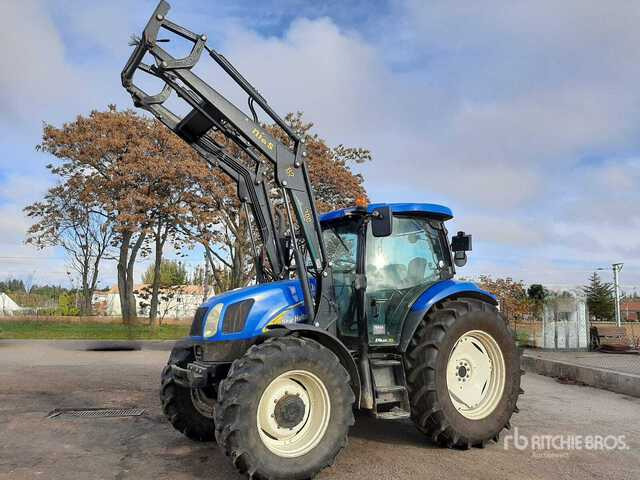 2008 New Holland T6010 Plus, con pala 4WD Tractor - Tractor: foto 1 2008 New Holland T6010 Plus, con pala 4WD Tractor - Tractor: foto 1