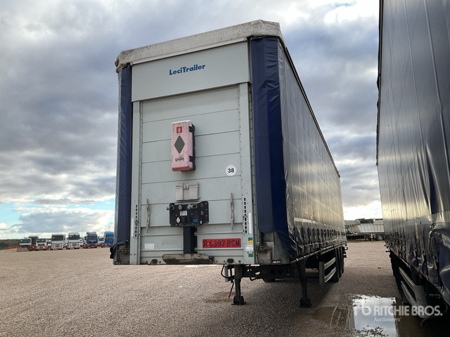 2012 Lecitrailer 3E20 Tri/A Curtain Side Trailer - Remolque con toldo: foto 2 2012 Lecitrailer 3E20 Tri/A Curtain Side Trailer - Remolque con toldo: foto 2