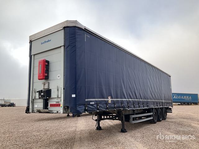 2012 Lecitrailer 3E20 Tri/A XL 3M Multilock Curtain Side Trailer - Remolque con toldo: foto 1 2012 Lecitrailer 3E20 Tri/A XL 3M Multilock Curtain Side Trailer - Remolque con toldo: foto 1