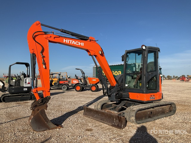 2016 Hitachi ZX55U-5 Mini Excavator: <6.6t - Miniexcavadora: foto 1 2016 Hitachi ZX55U-5 Mini Excavator: <6.6t - Miniexcavadora: foto 1