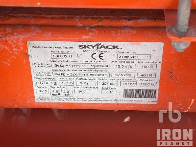 SKYJACK SJ6832RT 4x4 Diesel - Plataforma de tijeras: foto 5 SKYJACK SJ6832RT 4x4 Diesel - Plataforma de tijeras: foto 5