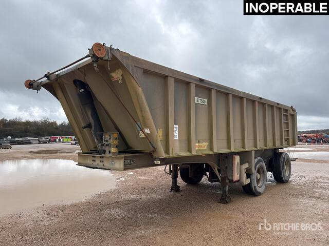 2008 Benalu C34CSB01 T/A Semi-Remorque Benne 2 Essie ... End Dump Trailer - Remolque volquete: foto 1 2008 Benalu C34CSB01 T/A Semi-Remorque Benne 2 Essie ... End Dump Trailer - Remolque volquete: foto 1