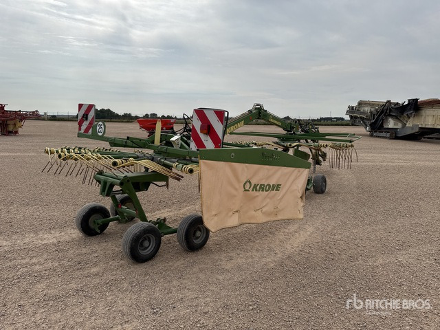 2012 Krone Swadro 710/26T 7.10 m 2 Rotor Andaineur Hay Rake - Henificadora: foto 4 2012 Krone Swadro 710/26T 7.10 m 2 Rotor Andaineur Hay Rake - Henificadora: foto 4