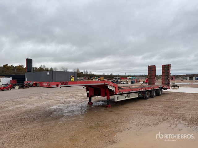 2013 Fliegl SDS 410T Semi-Remorque Porte-Engins Lowboy Trailer - Remolque góndola rebajadas: foto 1 2013 Fliegl SDS 410T Semi-Remorque Porte-Engins Lowboy Trailer - Remolque góndola rebajadas: foto 1