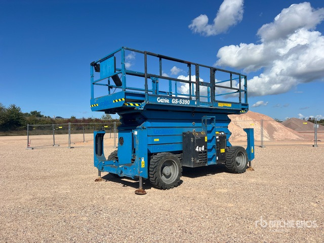 2019 Genie GS-5390RT 4x4 Nacelle Ciseaux Scissor Lift - Plataforma de tijeras: foto 1 2019 Genie GS-5390RT 4x4 Nacelle Ciseaux Scissor Lift - Plataforma de tijeras: foto 1