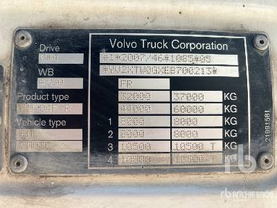 Camión volquete VOLVO FMX 420 8x4 Camion Benne: foto 6