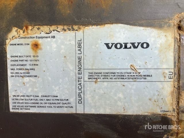 2013 Volvo EC380DL Tracked Excavator - Excavadora de cadenas: foto 5 2013 Volvo EC380DL Tracked Excavator - Excavadora de cadenas: foto 5