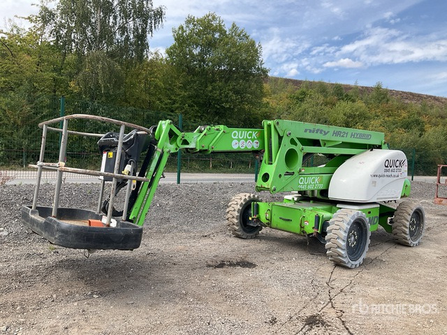 2015 Nifty HR21 4WD Hybrid Articulating Boom Lift - Plataforma articulada: foto 2 2015 Nifty HR21 4WD Hybrid Articulating Boom Lift - Plataforma articulada: foto 2