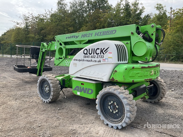 2015 Nifty HR21 4WD Hybrid Articulating Boom Lift - Plataforma articulada: foto 3 2015 Nifty HR21 4WD Hybrid Articulating Boom Lift - Plataforma articulada: foto 3