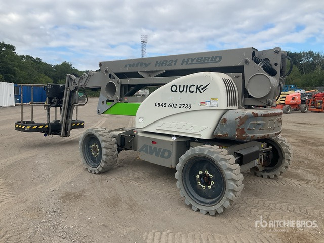 2016 Nifty HR21 4WD Hybrid Articulating Boom Lift - Plataforma articulada: foto 4 2016 Nifty HR21 4WD Hybrid Articulating Boom Lift - Plataforma articulada: foto 4