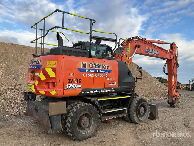 2017 Hitachi ZX170W-6 Highway Wheeled Excavator - Excavadora de ruedas: foto 3 2017 Hitachi ZX170W-6 Highway Wheeled Excavator - Excavadora de ruedas: foto 3