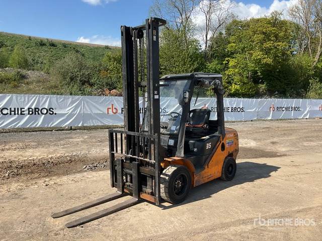 Carretilla elevadora diésel 2018 HangCha XF35D 3500 kg Forklift: foto 1