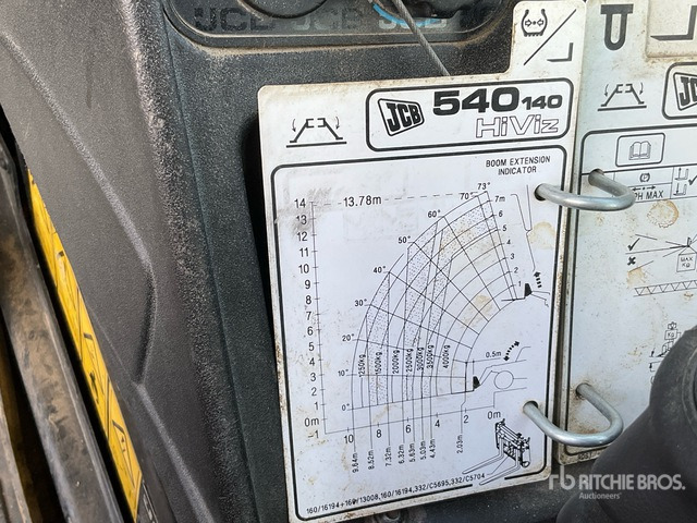 2018 JCB 540-140 Telehandler - Manipulador telescópico: foto 5 2018 JCB 540-140 Telehandler - Manipulador telescópico: foto 5