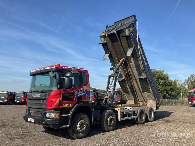 2018 Scania P410 8x4 Twin-Steer Tri/A Dump Truck - Camión volquete: foto 1 2018 Scania P410 8x4 Twin-Steer Tri/A Dump Truck - Camión volquete: foto 1