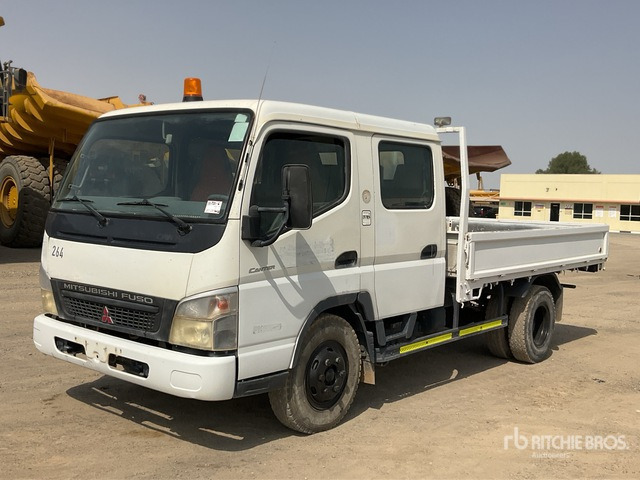 2014 Mitsubishi Canter 4x2 Crew Cab Flatbed Truck - Camión caja abierta: foto 1 2014 Mitsubishi Canter 4x2 Crew Cab Flatbed Truck - Camión caja abierta: foto 1