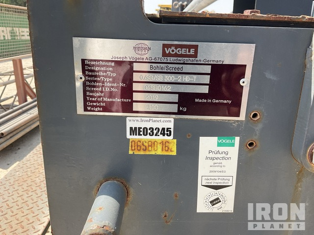 2019 Vogele Super 1800-2HD Track Asphalt Paver - Pavimentadora de asfalto: foto 5 2019 Vogele Super 1800-2HD Track Asphalt Paver - Pavimentadora de asfalto: foto 5