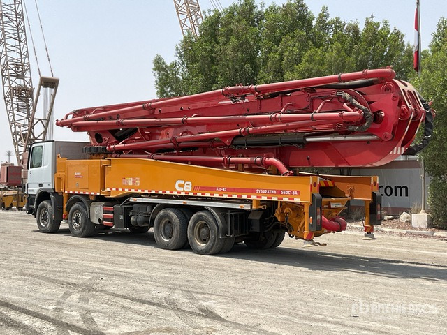 2020 Mercedes-Benz Actros 4141 2020 Sany SYM5449THBE 56 m on 8 ... Concrete Pump Truck - Bomba de hormigón: foto 3 2020 Mercedes-Benz Actros 4141 2020 Sany SYM5449THBE 56 m on 8 ... Concrete Pump Truck - Bomba de hormigón: foto 3