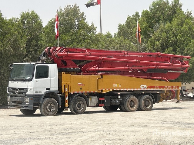 2020 Mercedes-Benz Actros 4141 2020 Sany SYM5449THBE 56 m on 8 ... Concrete Pump Truck - Bomba de hormigón: foto 1 2020 Mercedes-Benz Actros 4141 2020 Sany SYM5449THBE 56 m on 8 ... Concrete Pump Truck - Bomba de hormigón: foto 1