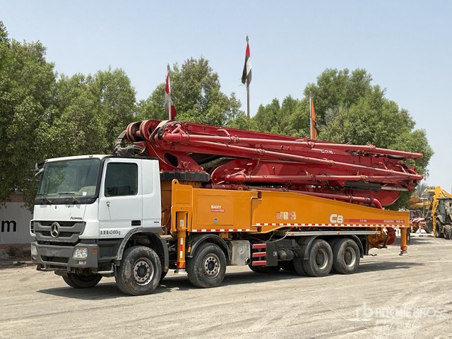 2020 Mercedes-Benz Actros 4141 2020 Sany SYM5449THBE 56 m on 8 ... Concrete Pump Truck - Bomba de hormigón: foto 1 2020 Mercedes-Benz Actros 4141 2020 Sany SYM5449THBE 56 m on 8 ... Concrete Pump Truck - Bomba de hormigón: foto 1