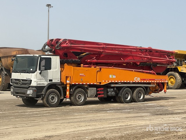 2020 Mercedes-Benz Actros 4143 2020 Sany SYM5449THBE 56 m on 8 ... Concrete Pump Truck - Bomba de hormigón: foto 1 2020 Mercedes-Benz Actros 4143 2020 Sany SYM5449THBE 56 m on 8 ... Concrete Pump Truck - Bomba de hormigón: foto 1