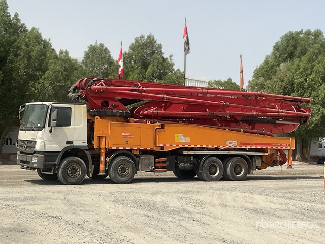 2020 Mercedes-Benz Actros 4143 2020 Sany SYM5449THBE 56 m on 8 ... Concrete Pump Truck - Bomba de hormigón: foto 1 2020 Mercedes-Benz Actros 4143 2020 Sany SYM5449THBE 56 m on 8 ... Concrete Pump Truck - Bomba de hormigón: foto 1