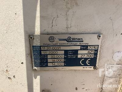 WIRTGEN W2000 - Fresadora en frío: foto 5 WIRTGEN W2000 - Fresadora en frío: foto 5