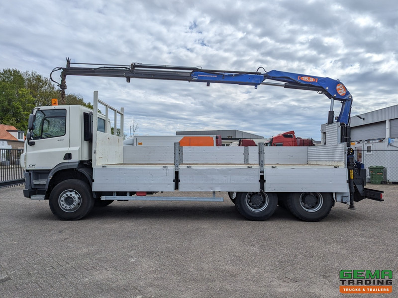 Camión caja abierta, Camión grúa DAF CF 330 FAT 6x4 Dagcab Euro6A - Open laadbak 6.4m + PM 15522 - RadioGrafisch - Handgeschakeld - 08/2025APK: foto 11