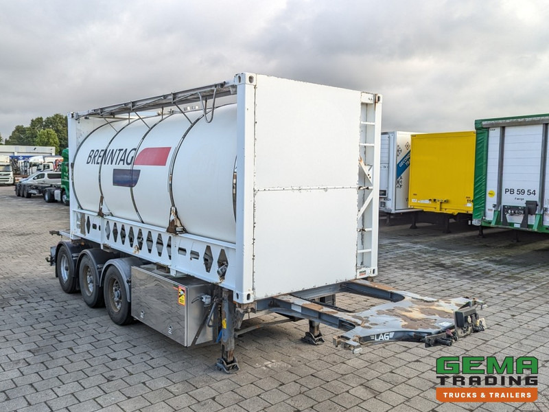 LAG O-3-39 CD 3-Assen BPW 20-30FT TANK/SWAP ContainerChassis ADR- 3G Tryges AH Pump / Measuring Installation (O2030) - Semirremolque cisterna: foto 3 LAG O-3-39 CD 3-Assen BPW 20-30FT TANK/SWAP ContainerChassis ADR- 3G Tryges AH Pump / Measuring Installation (O2030) - Semirremolque cisterna: foto 3