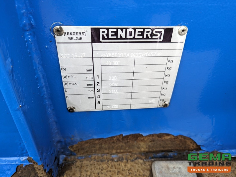 Semirremolque portacontenedore/ Intercambiable Renders ROC16.27 3-Assen SAF Schijfremmen - X-Steering - 30FT: foto 16