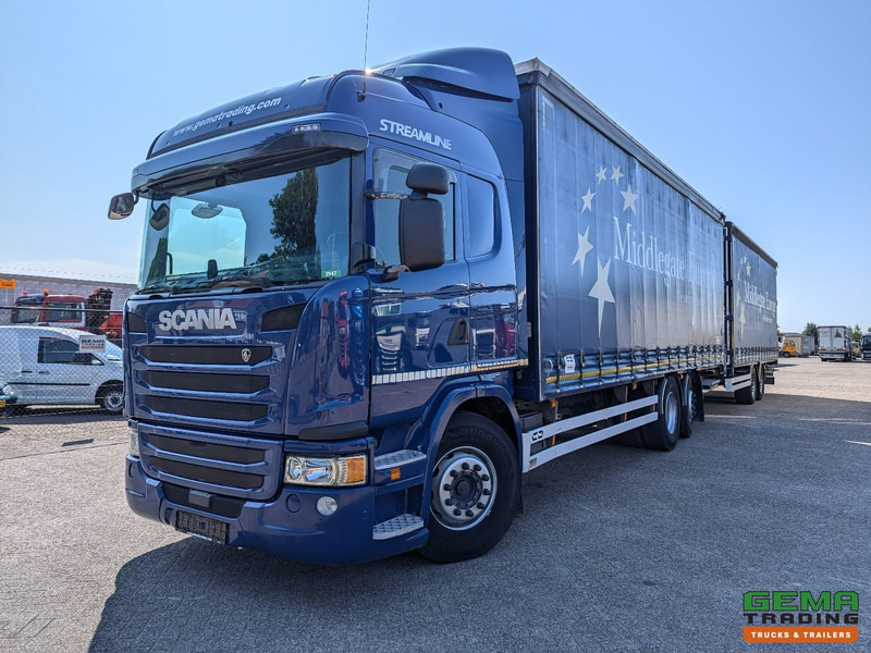 Scania G410 6x2/4 Streamline Euro6 - Retarder + Van Hool 2-Assige Aanhanger - SchuifzeilenCombi - SmartTachoV2 - Camión caja cerrada: foto 1 Scania G410 6x2/4 Streamline Euro6 - Retarder + Van Hool 2-Assige Aanhanger - SchuifzeilenCombi - SmartTachoV2 - Camión caja cerrada: foto 1