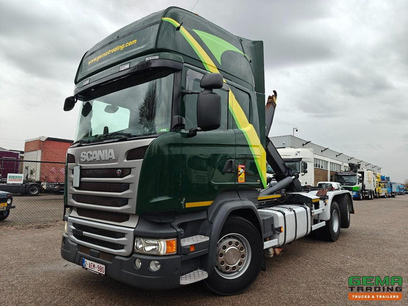 Scania R450 6x2/4 Topline Euro6A - Retarder - HaakarmSysteem Marrel 26T - Standairco - LiftAs - Vangmuil - Dubbele Tanks - Camión multibasculante: foto 1 Scania R450 6x2/4 Topline Euro6A - Retarder - HaakarmSysteem Marrel 26T - Standairco - LiftAs - Vangmuil - Dubbele Tanks - Camión multibasculante: foto 1