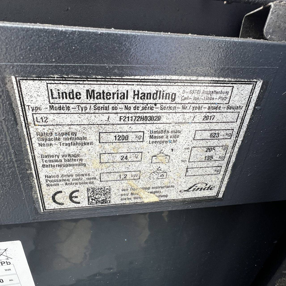 Leasing de  Linde L12 (1172) Linde L12 (1172): foto 17
